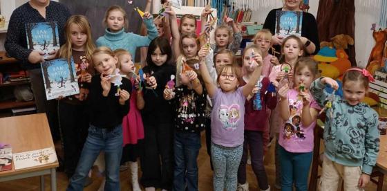 Noworoczne zajęcia w Klubie Młodego Czytelnika