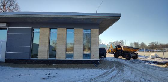 Trwają prace na stadionie w Połczynie-Zdroju. 
