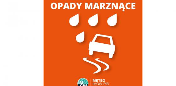 OSTRZEŻENIE METEOROLOGICZNE 10.01. - 11.01.2024 R.