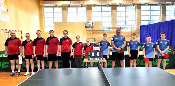 MECZ V LIGI W TENISIE STOŁOWYM w POŁCZYNIE-ZDROJU