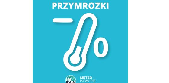 OSTRZEŻENIE METEOROLOGICZNE 16-18.03.2024 R. MOŻLIWE PRZYMROZKI