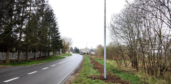 Oświetlenie na ulicy Szczecineckiej