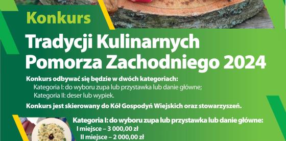 Plakat Konkursu Tradycji Kulinarnych 2024 
