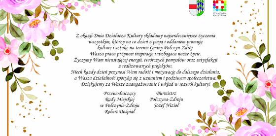 Dzień Działacza Kultury- 29 maja