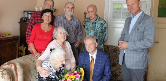 Jubileusz 100- lecia pani Michaliny Pawlikowskiej z Ogartowa