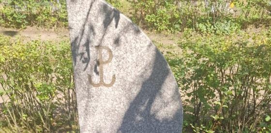 Kwiaty na grobie Powstańca Warszawskiego