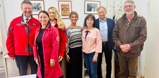 Wizyta przedstawicieli Zakonu Joannitów w MGOPS