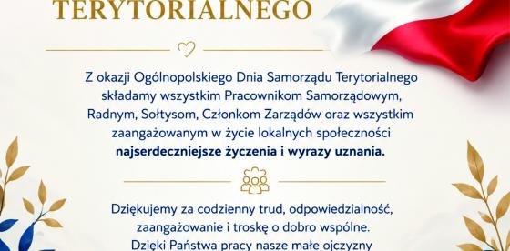 Ogólnopolski Dzień Samorządu Terytorialnego- życzenia