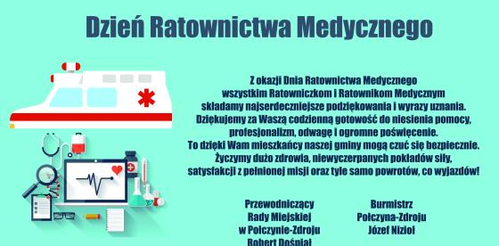 Dzień Ratownictwa Medycznego- życzenia