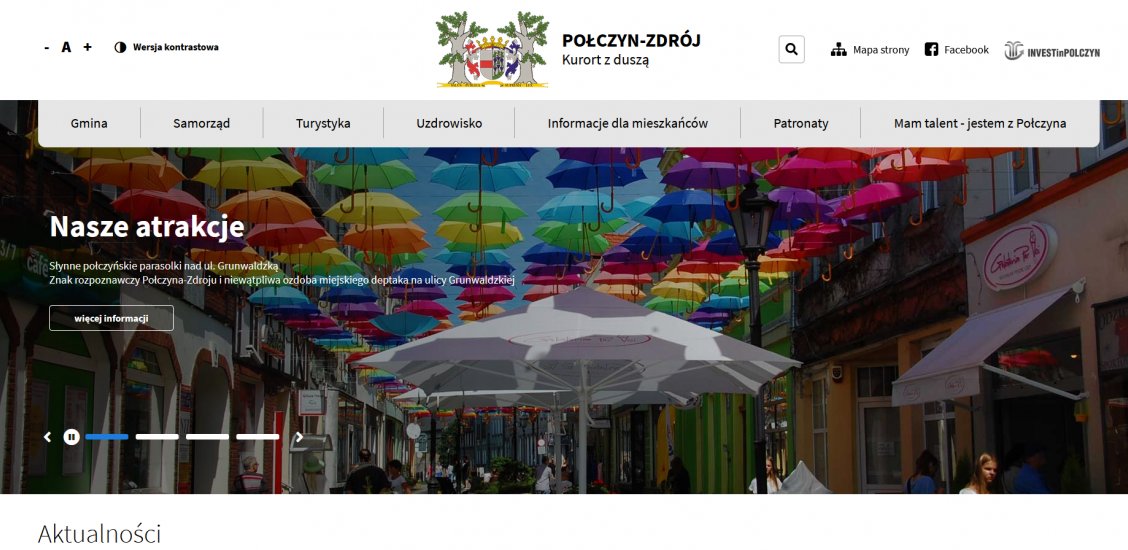 Nowa strona internetowa Połczyna-Zdroju