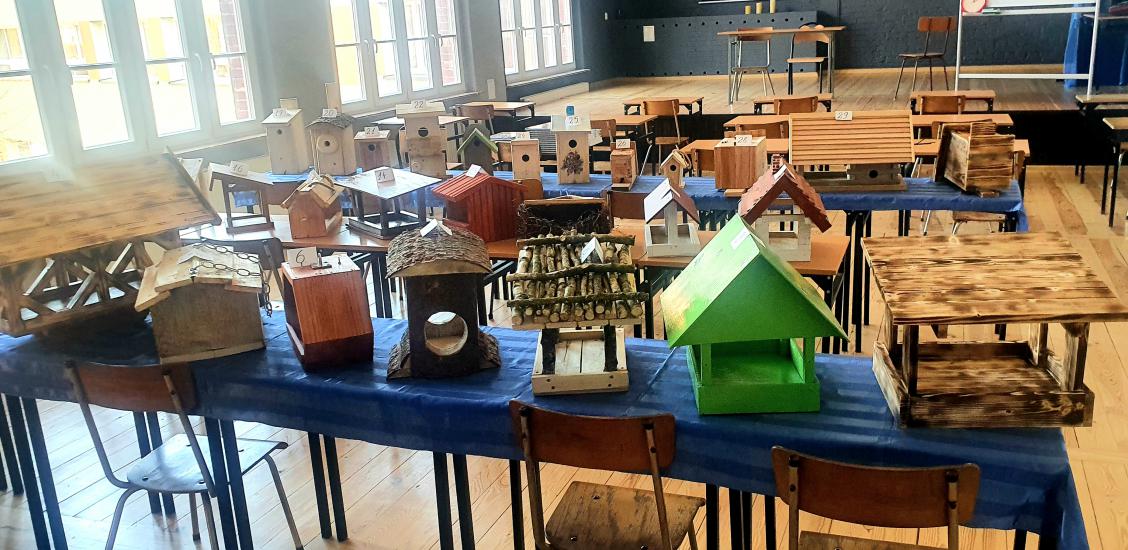 Karmniki i budki biorące udział w konkursie