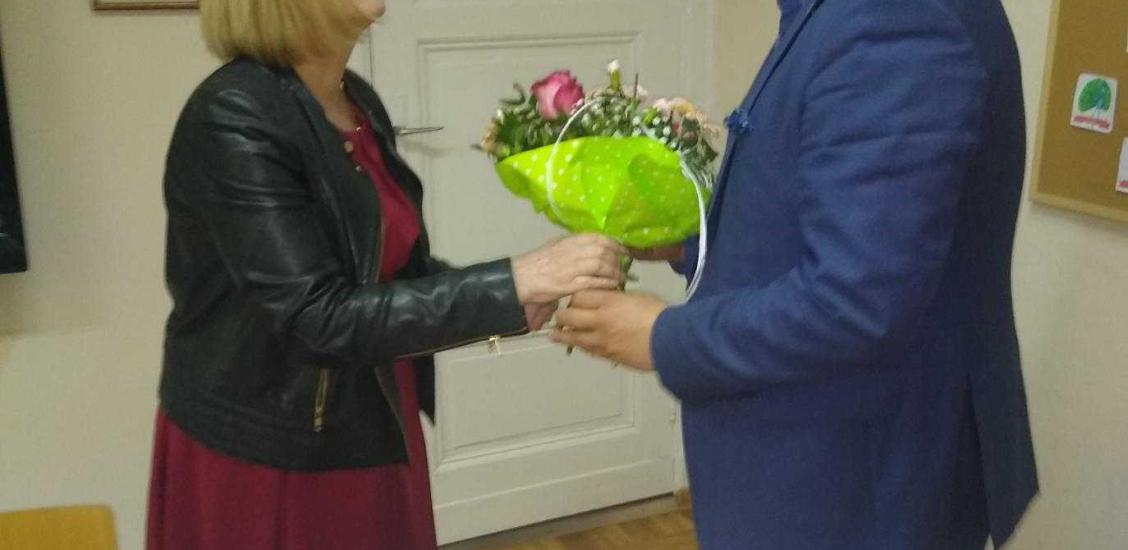 40 lat pracy Pani Ela obchodziła w doskonałym humorze