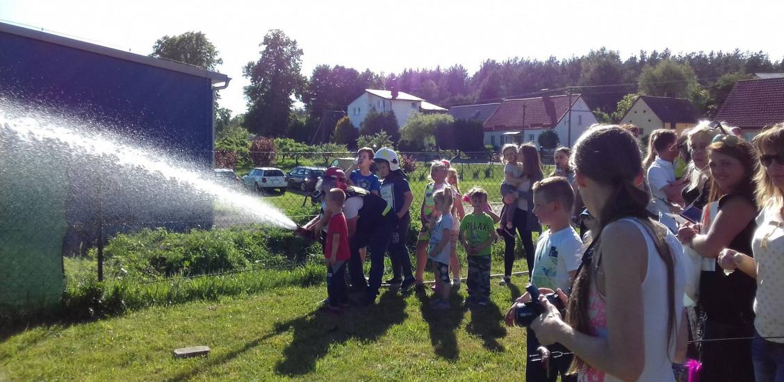 OSP w trakcie prezentacji w Kołaczu