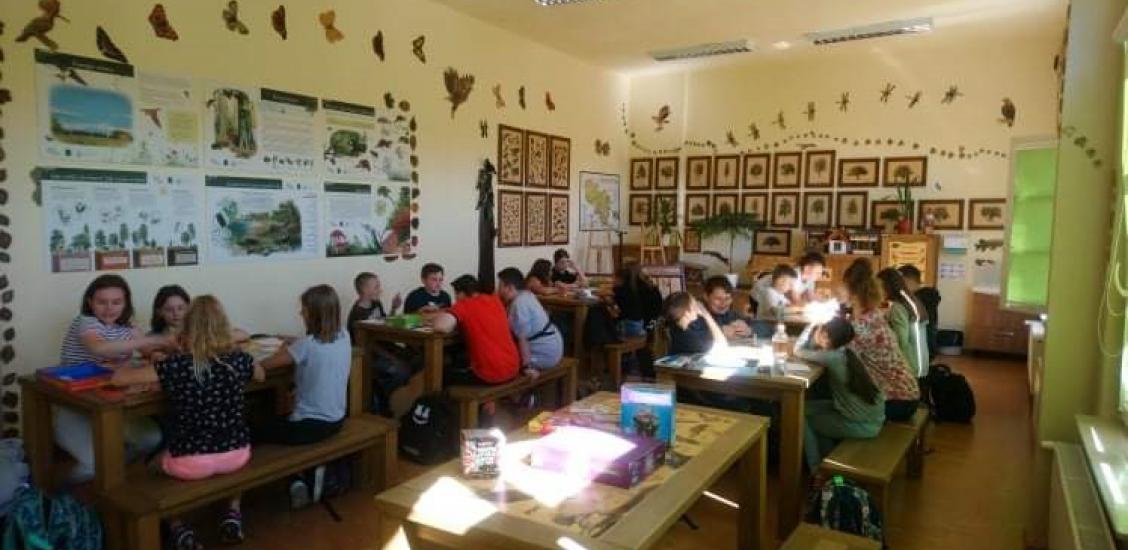 Klasa 6a - tu największą popularnością cieszyła się gra - Bójka na słówka