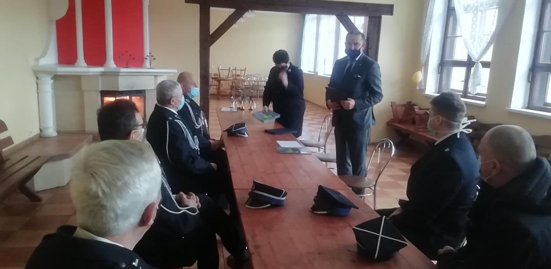 Spotkanie Burmistrza Sebastiana Witka z Prezesami OSP z terenu Gminy Połczyn-Zdrój