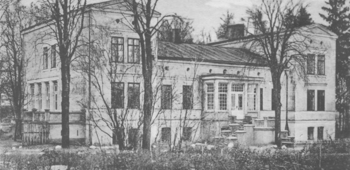 Dwór w Popielewku - zdjęcie historyczne