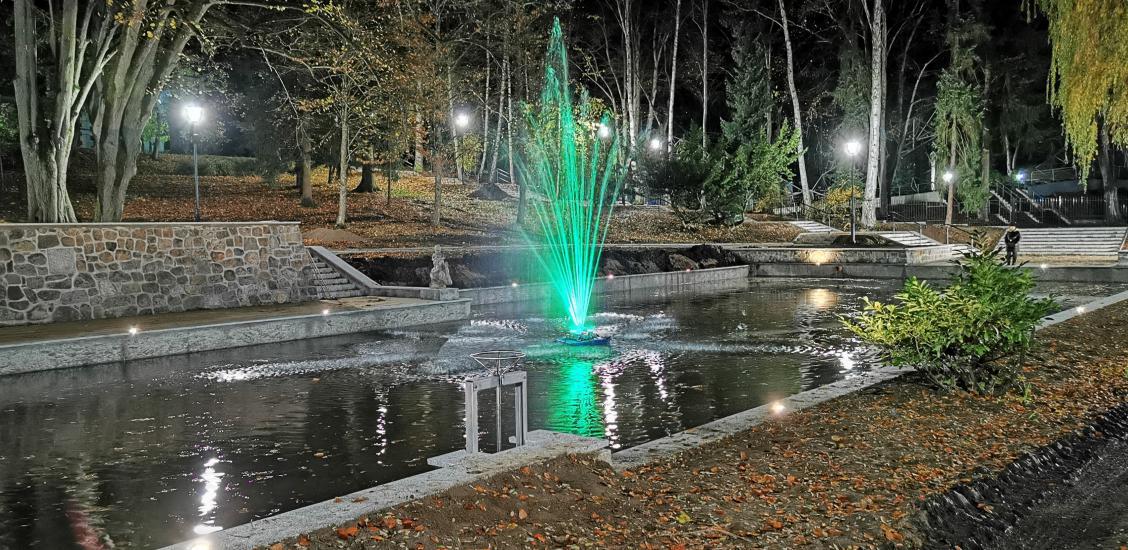 Fontanna muzyczna w Parku Zdrojowym