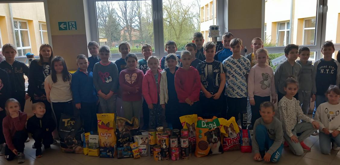 Zbierali dla zwierzaków 