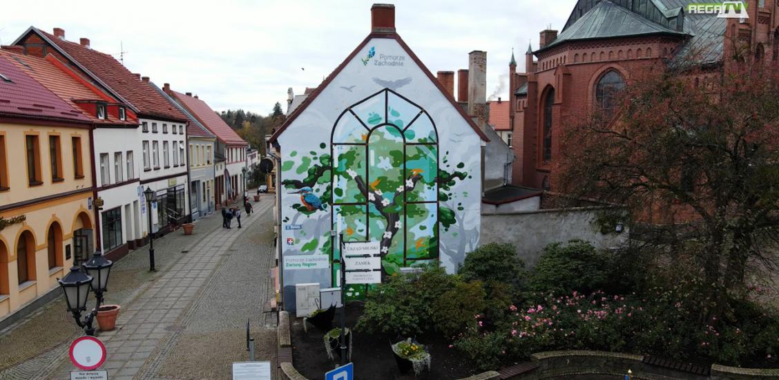 Otwarcie muralu ekologicznego