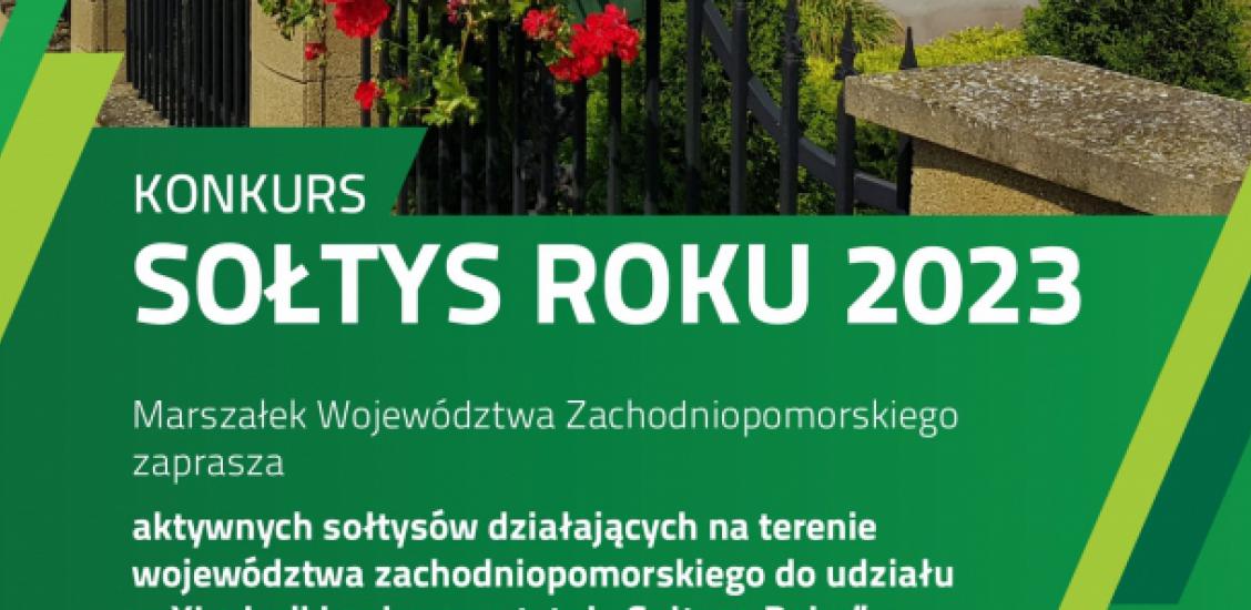 Konkurs Sołtys Roku 2023- plakat