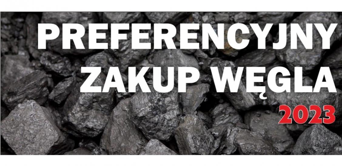 Preferencyjny zakup węgla- plakat