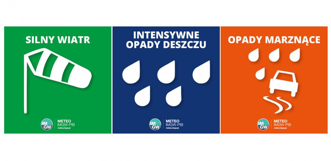 OSTRZEŻENIE METEOROLOGICZNE 22-23 LISTOPADA 2023 R.