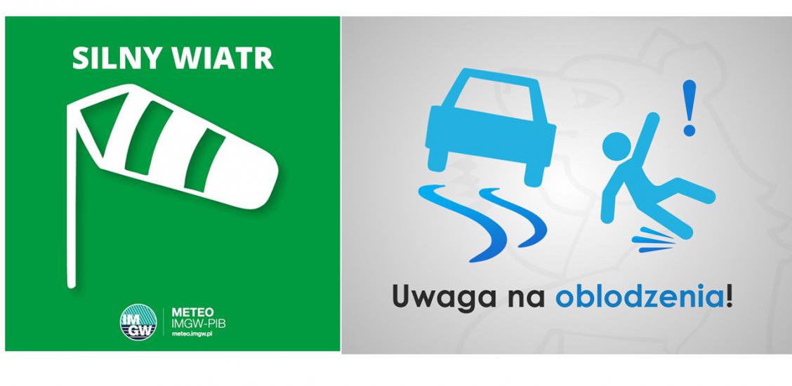 OSTRZEŻENIE METEOROLOGICZNE 24-26 LISTOPADA 2023 R. 