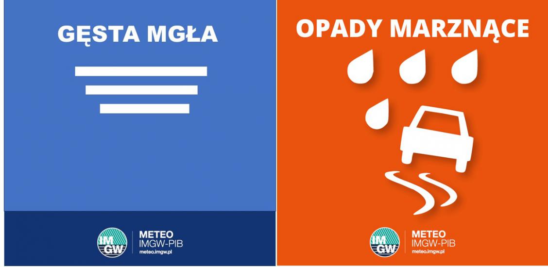 OSTRZEŻENIE METEOROLOGICZNE 06.12-07.12.2023 R.