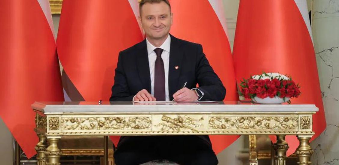 Zaprzysiężenie Sławomira Nitrasa, fot. Facebook Sławomir Nitras