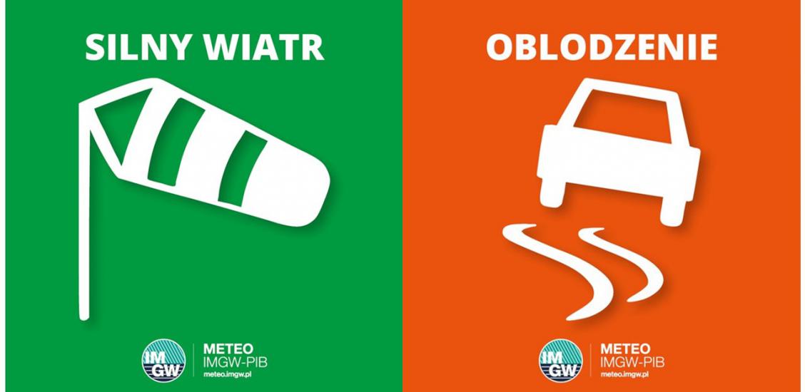 OSTRZEŻENIE METEOROLOGICZNE 22-24.01.2024 R. 