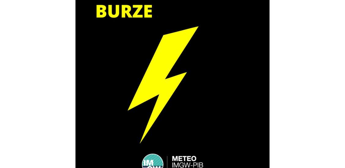 OSTRZEŻENIE METEOROLOGICZNE 09.04-10.04.2024 R. MOŻLIWE BURZE