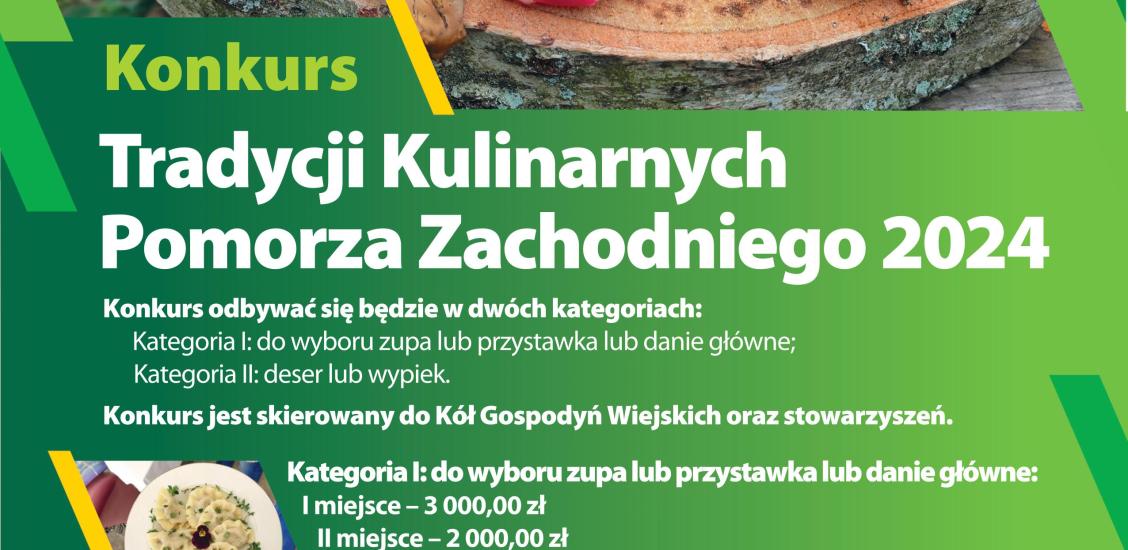 Plakat Konkursu Tradycji Kulinarnych 2024 