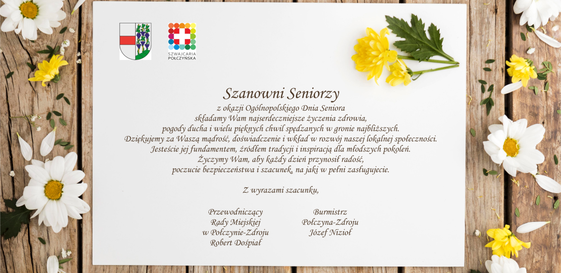 Ogólnopolski Dzień Seniora- 14 listopada- życzenia