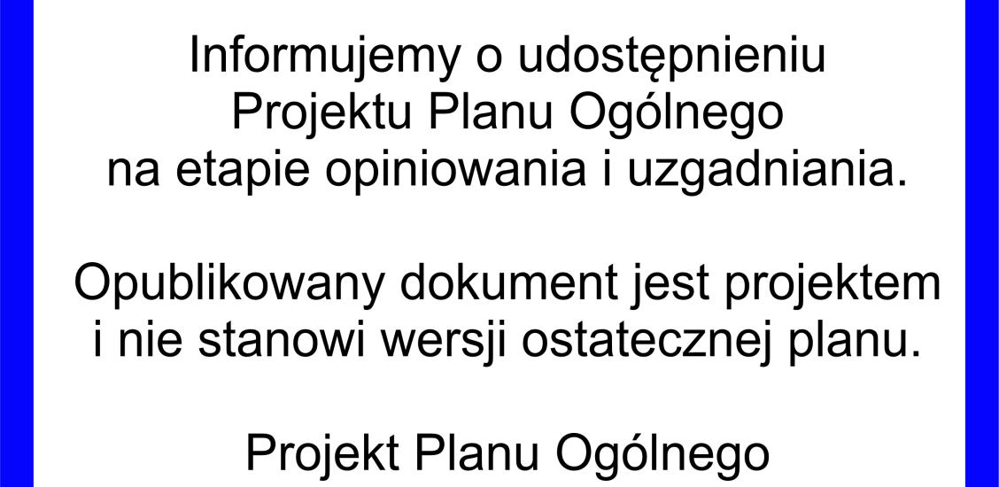 Projekt Planu Ogólnego Miasta i Gminy Połczyn-Zdrój