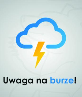  Uwaga! Ostrzeżenie meteorologiczne – burze II stopnia 