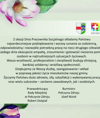 Dzień Pracownika Socjalnego - 21 listopada
