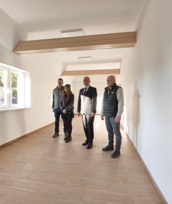 Odbiór końcowy remontu świetlicy wiejskiej w Ostrym Bardzie