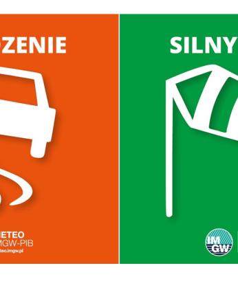 OSTRZEŻENIE METEOROLOGICZNE 29.12.2025 R.- 31.12.2025 R. MOŻLIWE OBLODZENIA I SILNY WIATR