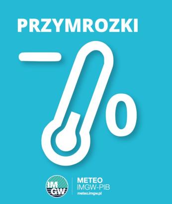 Ostrzeżenie meteorologiczne 21.01.2026 r.- 22.01.2026 r.
