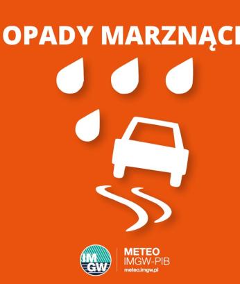 OSTRZEŻENIE METEOROLOGICZNE 26.01.2026 R.-27.01.2026 R.