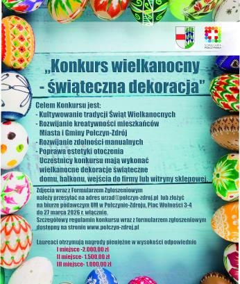 Plakat „Konkurs Wielkanocny- świąteczna dekoracja’’