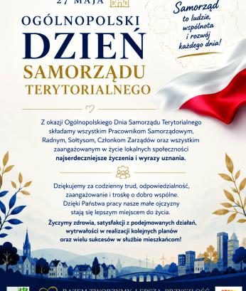 Ogólnopolski Dzień Samorządu Terytorialnego- życzenia