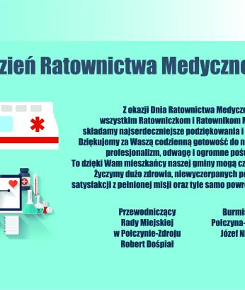 Dzień Ratownictwa Medycznego- życzenia